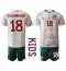 Mexico Andres Guardado #18 Uit tenue voor kinderen WK 2022 Korte Mouwen (+ broek)