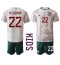 Mexico Hirving Lozano #22 Uit tenue voor kinderen WK 2022 Korte Mouwen (+ broek)