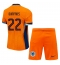 Nederland Denzel Dumfries #22 Thuis tenue voor kinderen EK 2024 Korte Mouwen (+ broek)