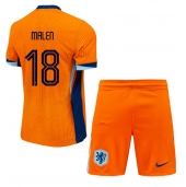 Nederland Donyell Malen #18 Thuis tenue voor kinderen EK 2024 Korte Mouwen (+ broek)