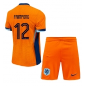 Nederland Jeremie Frimpong #12 Thuis tenue voor kinderen EK 2024 Korte Mouwen (+ broek)