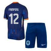 Nederland Jeremie Frimpong #12 Uit tenue voor kinderen EK 2024 Korte Mouwen (+ broek)