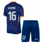Nederland Joey Veerman #16 Uit tenue voor kinderen EK 2024 Korte Mouwen (+ broek)