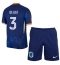 Nederland Matthijs de Ligt #3 Uit tenue voor kinderen EK 2024 Korte Mouwen (+ broek)