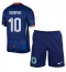 Nederland Memphis Depay #10 Uit tenue voor kinderen EK 2024 Korte Mouwen (+ broek)