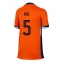 Nederland Nathan Ake #5 Thuis tenue voor Dames EK 2024 Korte Mouwen