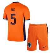 Nederland Nathan Ake #5 Thuis tenue voor kinderen EK 2024 Korte Mouwen (+ broek)