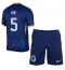 Nederland Nathan Ake #5 Uit tenue voor kinderen EK 2024 Korte Mouwen (+ broek)