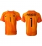 Nederland Remko Pasveer #1 Keeper Uit tenue WK 2022 Korte Mouwen
