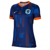 Nederland Uit tenue voor Dames EK 2024 Korte Mouwen