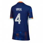 Nederland Virgil van Dijk #4 Uit tenue voor Dames EK 2024 Korte Mouwen