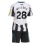 Newcastle United Joe Willock #28 Thuis tenue voor kinderen 2025-26 Korte Mouwen (+ broek)
