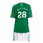 Newcastle United Joe Willock #28 Uit tenue voor kinderen 2025-26 Korte Mouwen (+ broek)