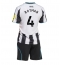 Newcastle United Sven Botman #4 Thuis tenue voor kinderen 2025-26 Korte Mouwen (+ broek)