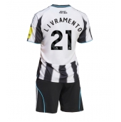 Newcastle United Tino Livramento #21 Thuis tenue voor kinderen 2025-26 Korte Mouwen (+ broek)