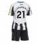 Newcastle United Tino Livramento #21 Thuis tenue voor kinderen 2025-26 Korte Mouwen (+ broek)