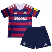 Newcastle United Uit tenue voor kinderen 2024-25 Korte Mouwen (+ broek)