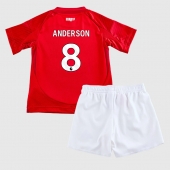Nottingham Forest Elliot Anderson #8 Thuis tenue voor kinderen 2024-25 Korte Mouwen (+ broek)