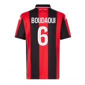 OGC Nice Hicham Boudaoui #6 Thuis tenue 2025-26 Korte Mouwen