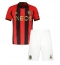 OGC Nice Thuis tenue voor kinderen 2024-25 Korte Mouwen (+ broek)