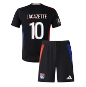Olympique Lyonnais Alexandre Lacazette #10 Uit tenue voor kinderen 2024-25 Korte Mouwen (+ broek)