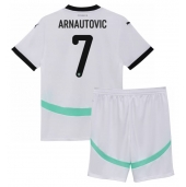 Oostenrijk Marko Arnautovic #7 Uit tenue voor kinderen EK 2024 Korte Mouwen (+ broek)