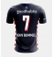 PSV Eindhoven Ruben van Bommel #7 Uit tenue 2025-26 Korte Mouwen