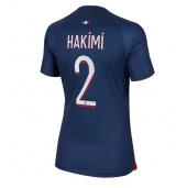 Paris Saint-Germain Achraf Hakimi #2 Thuis tenue voor Dames 2023-24 Korte Mouwen