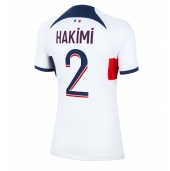 Paris Saint-Germain Achraf Hakimi #2 Uit tenue voor Dames 2023-24 Korte Mouwen