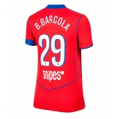 Paris Saint-Germain Bradley Barcola #29 Derde tenue voor Dames 2025-26 Korte Mouwen