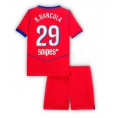Paris Saint-Germain Bradley Barcola #29 Derde tenue voor kinderen 2025-26 Korte Mouwen (+ broek)