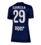 Paris Saint-Germain Bradley Barcola #29 Thuis tenue voor Dames 2025-26 Korte Mouwen