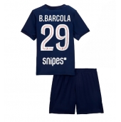 Paris Saint-Germain Bradley Barcola #29 Thuis tenue voor kinderen 2025-26 Korte Mouwen (+ broek)