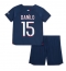 Paris Saint-Germain Danilo Pereira #15 Thuis tenue voor kinderen 2023-24 Korte Mouwen (+ broek)