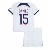 Paris Saint-Germain Danilo Pereira #15 Uit tenue voor kinderen 2023-24 Korte Mouwen (+ broek)