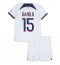 Paris Saint-Germain Danilo Pereira #15 Uit tenue voor kinderen 2023-24 Korte Mouwen (+ broek)