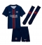 Paris Saint-Germain Desire Doue #14 Thuis tenue voor kinderen 2025-26 Korte Mouwen (+ broek)