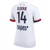 Paris Saint-Germain Desire Doue #14 Uit tenue voor Dames 2025-26 Korte Mouwen