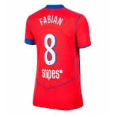 Paris Saint-Germain Fabian Ruiz #8 Derde tenue voor Dames 2025-26 Korte Mouwen