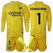 Paris Saint-Germain Gianluigi Donnarumma #1 Keeper Derde tenue voor kinderen 2024-25 Lange Mouwen (+ broek)
