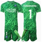 Paris Saint-Germain Gianluigi Donnarumma #1 Keeper Thuis tenue voor kinderen 2024-25 Korte Mouwen (+ broek)