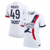 Paris Saint-Germain Ibrahim Mbaye #49 Uit tenue voor Dames 2025-26 Korte Mouwen