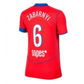 Paris Saint-Germain Illia Zabarnyi #6 Derde tenue voor Dames 2025-26 Korte Mouwen