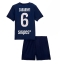 Paris Saint-Germain Illia Zabarnyi #6 Thuis tenue voor kinderen 2025-26 Korte Mouwen (+ broek)