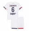 Paris Saint-Germain Illia Zabarnyi #6 Uit tenue voor kinderen 2025-26 Korte Mouwen (+ broek)