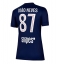 Paris Saint-Germain Joao Neves #87 Thuis tenue voor Dames 2025-26 Korte Mouwen