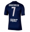 Paris Saint-Germain Khvicha Kvaratskhelia #7 Thuis tenue 2025-26 Korte Mouwen