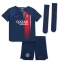 Paris Saint-Germain Kylian Mbappe #7 Thuis tenue voor kinderen 2023-24 Korte Mouwen (+ broek)