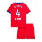 Paris Saint-Germain Lucas Beraldo #4 Derde tenue voor kinderen 2025-26 Korte Mouwen (+ broek)