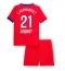Paris Saint-Germain Lucas Hernandez #21 Derde tenue voor kinderen 2025-26 Korte Mouwen (+ broek)